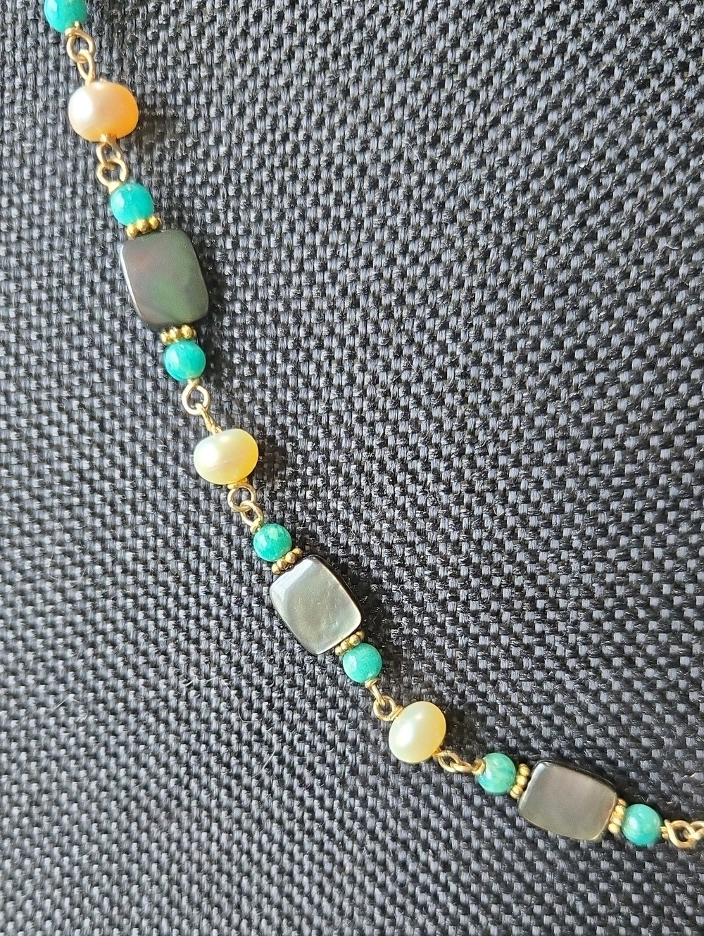 Vintage 14kt GF Pearl, Mother Of Pearl Set